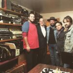 Johnny Galecki Instagram - A #noble afternoon squeezebox shopping with the boys at Dave’s Accordion School & Caballero Dance. L-R #Dario @germsfinally @randyhouser #johnhenrytrinko