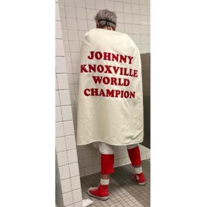 Johnny Knoxville Instagram - Gathering myself moments before I vanquish that low down and dirty @samizayn at #wrestlemania.