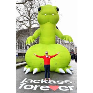 Johnny Knoxville Instagram - Oh no, Pontiusaurus is now attacking London. Story at 11!! #jackassforever