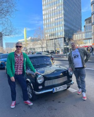 Johnny Knoxville Instagram - @gorillaflicks and I in Berlin promoting Jackass Forever which comes out in Germany
March 10th and in Spain March 11th. 📸 by @bettonred