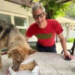 Johnny Knoxville Instagram - Happy 1st birthday Bucket!! You are such a big girl now and we love you!❤️❤️ @bucket.biz