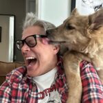 Johnny Knoxville Instagram – Bucket is out of control. Her new thing is to sit on the back of the couch like a cat and completely maul us with kisses. How did we end up with such a nut for a dog?