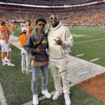 Jonathan Daviss Instagram - Man we’ve come a long way since 7th grade bro @b_e_a_s_t_l_y DKR Texas Memorial Stadium