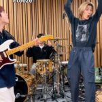Jooyeon Instagram - Hands up! Freeze! 🎸🎸🎸 #XdinaryHeroes #엑스디너리히어로즈 #건일 #Gunil #가온 #Gaon #주연 #Jooyeon #WE_ARE_ALL_HEROES