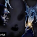 Jordan Peele Instagram - This digital painting is so realistic. Glad to see this deleted Sunken Place scene lives on.