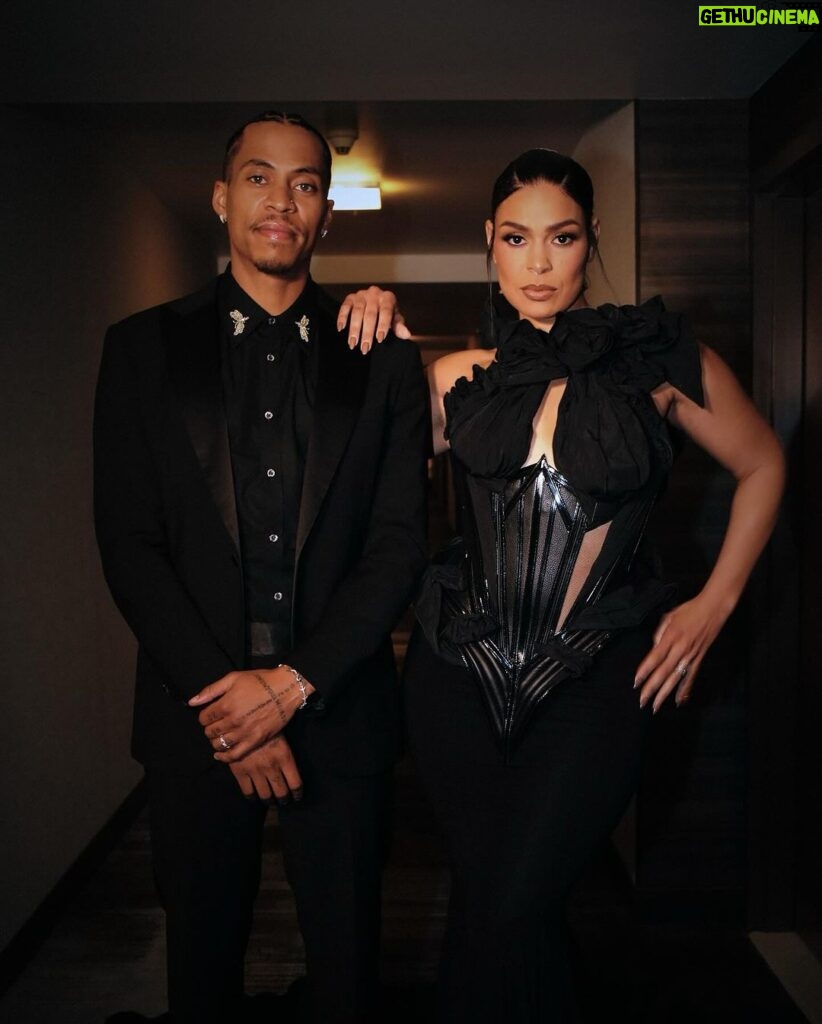 Jordin Sparks Instagram - Music’s biggest night with my man! My biggest win will always be YOU. 🤍✨ Los Angeles, California