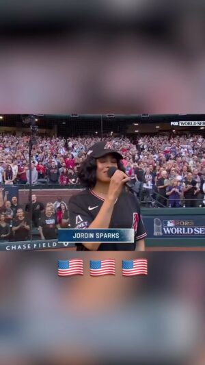 Jordin Sparks Instagram - Performing tonight’s national anthem, Arizona’s own @jordinsparks 🇺🇸
