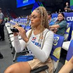 Jordyn Woods Instagram - The @rdbseleccion cheerleader! 😂🤍🇩🇴 Being able to share these moments with you have been so special to me. It is so cool to see the unity of different people and cultures coming together in a very exciting way with @fibawc ! 🏀🏀🏀 The Dominican team took me in right away and treated me like family and it’s been a beautiful thing to witness them blossom in a short time as a team but more importantly as brothers. I’m so proud of you @karltowns I know your mom is looking down smiling ear to ear on the man you are becoming. It’s already written in the stars. Let’s go DR🇩🇴🇩🇴🇩🇴 !!! ❤️❤️❤️