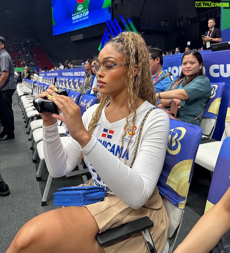 Jordyn Woods Instagram - The @rdbseleccion cheerleader! 😂🤍🇩🇴 Being able to share these moments with you have been so special to me. It is so cool to see the unity of different people and cultures coming together in a very exciting way with @fibawc ! 🏀🏀🏀 The Dominican team took me in right away and treated me like family and it’s been a beautiful thing to witness them blossom in a short time as a team but more importantly as brothers. I’m so proud of you @karltowns I know your mom is looking down smiling ear to ear on the man you are becoming. It’s already written in the stars. Let’s go DR🇩🇴🇩🇴🇩🇴 !!! ❤️❤️❤️