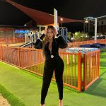 Jordyn Woods Instagram – It takes skill to mini golf in heels 🤫🤣