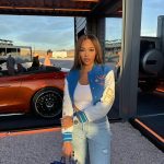 Jordyn Woods Instagram - Had so much fun bringing in F1 with @mercedesbenz @mercedesamg @iwcwatches & @sacaiofficial 🏎️❤️