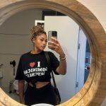 Jordyn Woods Instagram - The @rdbseleccion cheerleader! 😂🤍🇩🇴 Being able to share these moments with you have been so special to me. It is so cool to see the unity of different people and cultures coming together in a very exciting way with @fibawc ! 🏀🏀🏀 The Dominican team took me in right away and treated me like family and it’s been a beautiful thing to witness them blossom in a short time as a team but more importantly as brothers. I’m so proud of you @karltowns I know your mom is looking down smiling ear to ear on the man you are becoming. It’s already written in the stars. Let’s go DR🇩🇴🇩🇴🇩🇴 !!! ❤️❤️❤️