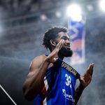 Jordyn Woods Instagram - The @rdbseleccion cheerleader! 😂🤍🇩🇴 Being able to share these moments with you have been so special to me. It is so cool to see the unity of different people and cultures coming together in a very exciting way with @fibawc ! 🏀🏀🏀 The Dominican team took me in right away and treated me like family and it’s been a beautiful thing to witness them blossom in a short time as a team but more importantly as brothers. I’m so proud of you @karltowns I know your mom is looking down smiling ear to ear on the man you are becoming. It’s already written in the stars. Let’s go DR🇩🇴🇩🇴🇩🇴 !!! ❤️❤️❤️