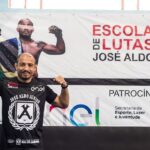 José Aldo Instagram - Graças a @enelbrasil iniciamos o nosso 3º ano de execução da Escola de Lutas José Aldo 🙏🏽 Nossas unidades em São Gonçalo - RJ beneficiam mais de 500 jovens em situação de vulnerabilidade social, utilizando as artes marciais como ferramenta de inclusão e de transformação social 🥊🥋 Obrigado @enelbrasil 👊🏽❤️ #EscolaDeLutas #Enel #ResponsabilidadeSocial #JuntosSomosFortes ✅ Informações: 📱 Unidade Jockey - (21) 96680-8283 / 📱Unidade Laranjal - (21) 96687-4292