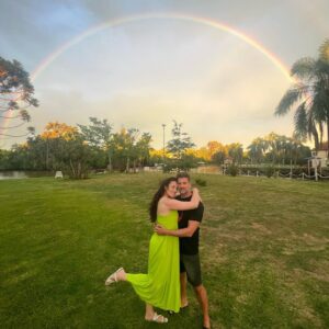 José María Listorti Instagram - Dicen q al final del arco iris hay una fuente con oro y hay q pedir un deseo. Parece q a mi se me cumplió por adelantado.