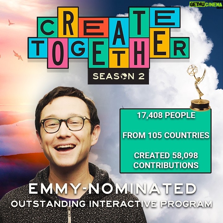 Joseph Gordon-Levitt Instagram - The scale with which we were able to CREATE TOGETHER makes this Emmy nomination even more special. Congratulations to everyone who participated in making our show ❤️