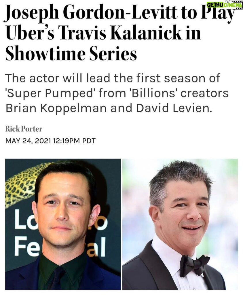 Joseph Gordon-Levitt Instagram - In a way, playing Uber co-founder Travis Kalanick in this limited series is the opposite of playing the role I wrote for myself in Mr. Corman — Travis is a cruel billionaire. Josh is a kind hearted public school teacher. Why do we reward misanthropes more than nice guys? Really fascinated by this story about both the virtues and the vices of Silicon Valley.