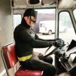 Joseph Gordon-Levitt Instagram - Finale episode of #MrCorman out today! Finally you can watch the whole thing. @jamiejchung is wonderful in it. But I didn’t have any pictures of us on my phone ☹️ So here’s the DP, Jaron, @arturocastrop driving a UPS truck in half a batman costume, a nice touch on Josh’s bedroom wall from Production Designer Meghan, and the moment of totally finishing our final color grade session with Pam and Damien which completed post production. @appletvplus