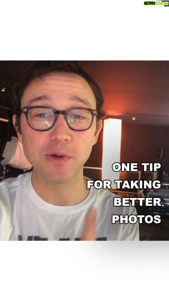 Joseph Gordon-Levitt Instagram - Talking about how to take more beautiful (and even, dare I say it, more cinematic) photos. After you watch, use this tip to take some photos of triangles in your environment. Take a look around—you might be surprised by how many you see. Then post your photos on @hitrecord —we’re gonna use ‘em to make something cool 😉 https://bit.ly/2zZ5VBc
