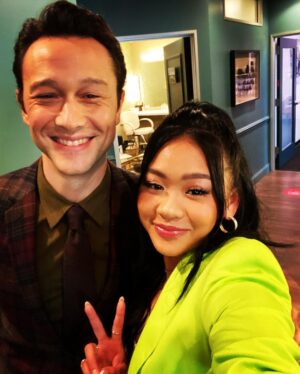 Joseph Gordon-Levitt Instagram - I did a back handspring inspired by Olympic gold gymnast @sunisalee (who’s hilarious) on @latelateshow w @j_corden talking #MrCorman. @appletvplus