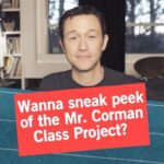 Joseph Gordon-Levitt Instagram - Psst.. got a surprise for ya. Here's a sneak peek of the Mr. Corman Class Project that will be released for free next week - September 23rd - on @hitrecord. Sign up for the waitlist here at the link in my bio. See ya in class ;) @appletvplus