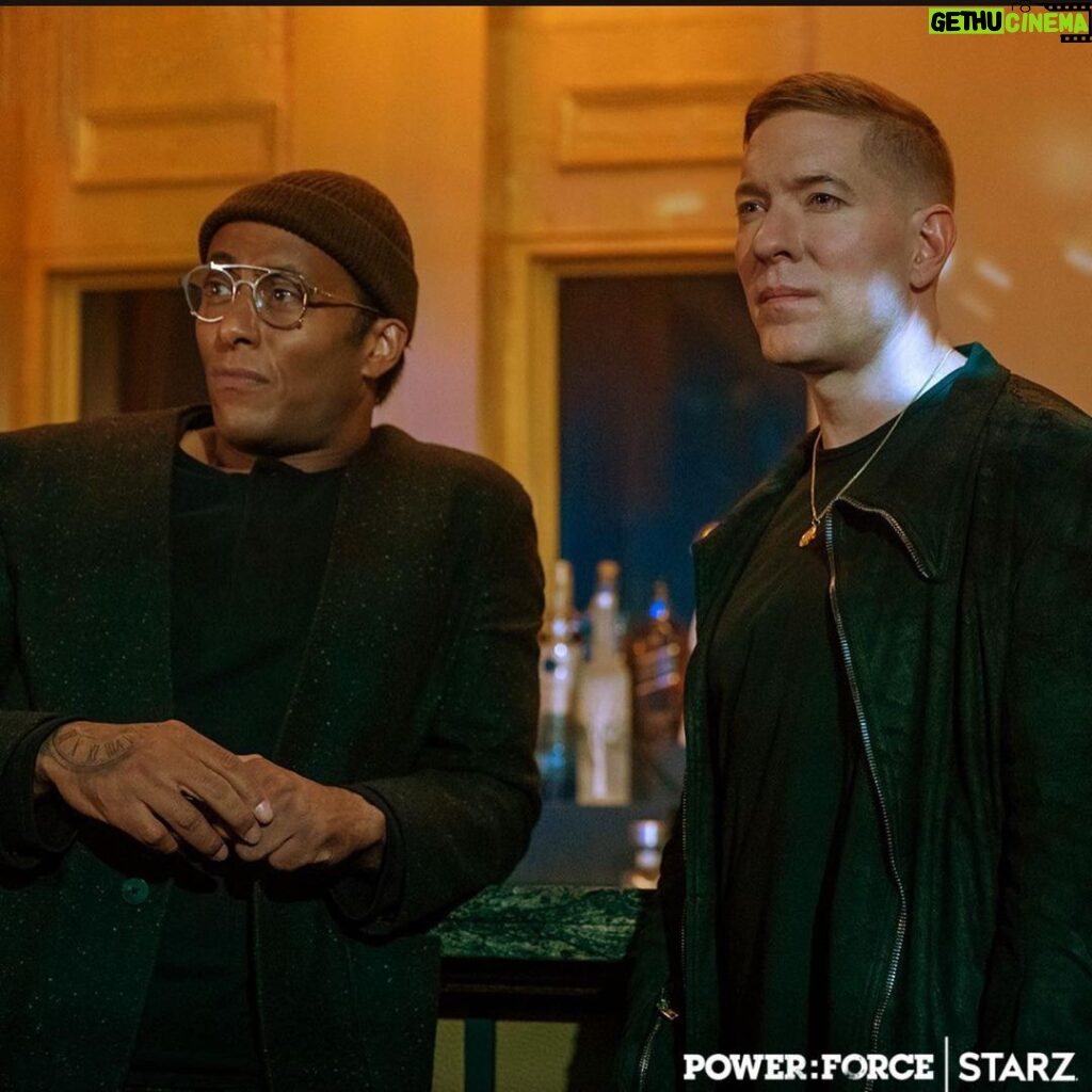 Joseph Sikora Instagram - The Brothas the brothas! Who’s with Me and @anthonyfleming3rd and gonna watch this this at midnight?! Now don’t get me wrong, ima watch it again Sunday at 8, but I got the @starz app so… you know the vibes 😆🙌🔥 #tommyegan #jpgibbs #powerbook4ce Chicago, Illinois