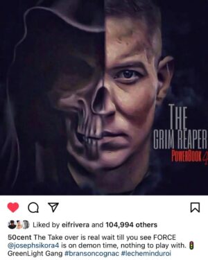 Joseph Sikora Instagram - Green Light Gang! 🚦🚦🚦HERE WE GO!!! @50cent keeps set’n ‘em up ⬆️ Watch us knock ‘em all down. 🚨🚨🚨🎬🎳🏆 POWER Book: IV, Force. 🔥🔥🔥