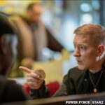 Joseph Sikora Instagram - Theories Only! Ep 4. POWER, Book 4. What’s TOMMY in 4?! Dirctor @kieronhawkes @forcestarz @power_starz in the second picture I’m keeping in the great tradition of @tommyflanaganofficial and pointing the SH$T outta @isaackeys !!! 👈😂🔥. Chicago, Illinois