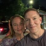 Joseph Sikora Instagram - Me and @colombedujour both grew up on the norside of Chicago. Both studied acting at the Piven theatre in Evanston, IL and are both loooong time New Yorkers who love this city. Love ya. #sisterforlife #friendsforever Someday she’ll teach me how to cook 👨‍🍳 😆🍖 Manhattan, New York
