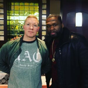 Joseph Sikora Instagram - HAPPY BIRTHDAY FIF!!! Swipe ⬅️. Thank you for for this life. Thanks for taking the time to teach and not just talk. Thank you for showing what it means to be a doer and a leader. Thanks for putting me down with the Green Light Gang Gang Gang!!! 🚦🚦🚦🔥🔥🔥🎂🎂🎂To many many more. @50cent