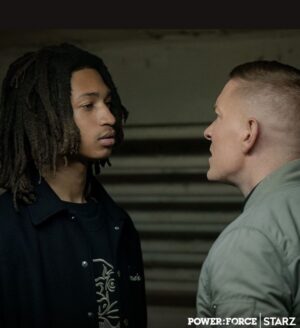 Joseph Sikora Instagram - Looks like UNCLE Tommy is back, trying to school these youngn’s . DMac got a lot going on. Ep 9!!! Saturday at Midnight! #gettheapp #starz . Nephew, @brightlyte21 really do’n his thing 🙌🙌🔥🚀. #tommyegan #dmac