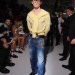 Josh Beauchamp Instagram - Thank you for having me 💛@dsquared2 #D2MetaMorph Milan Fashion Week