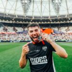 Josh Bradley Instagram - Now the only Sidemen player that’s never scored in a charity match, but we raised £2.4 million for charity! Thank you everyone for allowing me and my friends to continue living in this crazy dream! 💙