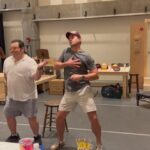 Josh Gad Instagram – Here’s a BTS video of @andrewrannells and I learning #Biscuits from @gutenbergbway #9MoreShows