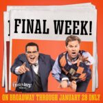 Josh Gad Instagram - THE FINAL COUNTDOWN! Only 1 more week to see #GutenbergBway🍽️✨ James Earl Jones Theatre
