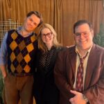 Josh Gad Instagram - Thanks for eating with us @itsmelauralinney — @gutenbergbway