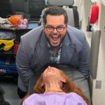 Josh Gad Instagram - Assuming you now have @peacock , do yourself a favor see why this animatronic @islafisher is so very distressed. Watch #wolflikeme🐺 seasons 1 & 2. I promise you with so much more unpredictable than the Chiefs/Dolphins game.