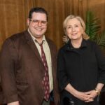 Josh Gad Instagram - Every night at the James Earl Jones theater, we eat dreams, but last night it’s fair to say our dreams ate us when we had the incredible and iconic @hillaryclinton join us onstage at @gutenbergbway as one of our final 7 producers. Thank you for making our dreams come true🙏🙏🙏 #6moreshows