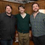 Josh Gad Instagram - Grant Gustin Guested at GUTENBERG! (Say that five times fast.) The @w4emusical star brought the house down at last night’s show 🍽️✨ #GutenbergBway 📸: @triciambaron James Earl Jones Theatre