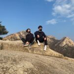 Ju-ne Instagram - 생애 첫 등산😁