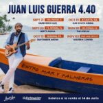 Juan Luis Guerra Instagram – Te regalo un otoño… ¡Nos vemos pronto USA! #EntreMaryPalmerasTour @loudliveentertainment