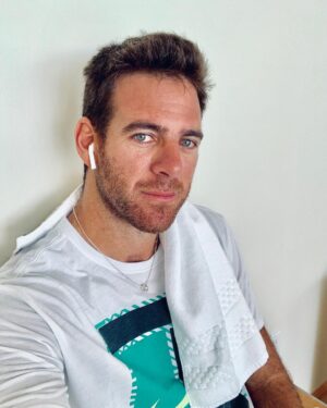 Juan Martin del Potro Instagram - Terminando otro día más de entrenamiento. 🤳😰💪