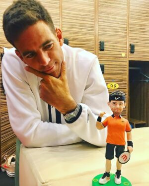 Juan Martin del Potro Instagram - La cantidad de cosas que se me ocurren decirle...🤔😂 #minidelpo