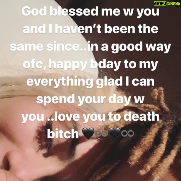 Juice WRLD Instagram - What we have can barely be found..how you make me feel is unexplainable. You mean the world to me today is the day you were put onto this earth the day an angel fell from the sky. Happy bday mi amor 🖤