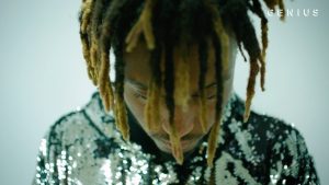 Juice WRLD Instagram - #AD Get to know me IRL. Check out my interview with @genius to see what 100 Black Men
@100bmc , @mcdonalds , music and me all have in common ♾🖤 #Ad #beatofmycity