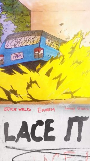 Juice WRLD Instagram - Lace It. Juice Wrld x Eminem x benny blanco. Out Now. #lljw🕊