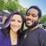 Julia Louis-Dreyfus Instagram - I love this man. #ryancoogler. Have a great weekend. @blackpanther #wakandaforever @marvelstudios