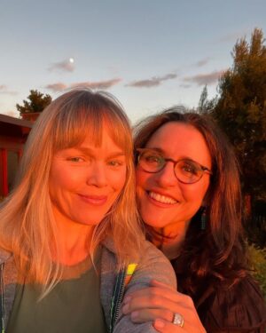 Julia Louis-Dreyfus Instagram - My sister and I taking advantage of the light. Per usual. Thanksgiving 2023