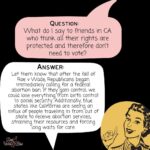 Julia Louis-Dreyfus Instagram - What an amazing Q&A we had about talking to friends and family about voting! Here are a few of my favorite questions that I think we all could find valuable - please share so others can also start conversations. Special thanks to the ladies of @redwineblueUSA for providing the expert answers to each one! I know it can be a little tough to talk to your friends and family, but it truly is one of the most impactful things you can do this election! You can see all the questions in a story highlight on my profile. And please go to my link in bio to see how you can earn up to $500 for abortion funds just by talking to your friends & family!