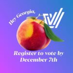 Julia Louis-Dreyfus Instagram - Georgia! If you haven't registered to vote yet, Monday, December 7th is the deadline for your upcoming runoff election. If you're not a resident of the Peach State, check in with your loved ones who are and make sure they're able to cast their ballots in January.